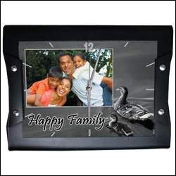 "Customised Wall Clock (Family) - Click here to View more details about this Product